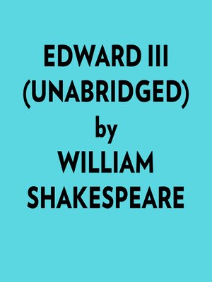 cover image of Edward Iii (Unabridged)
